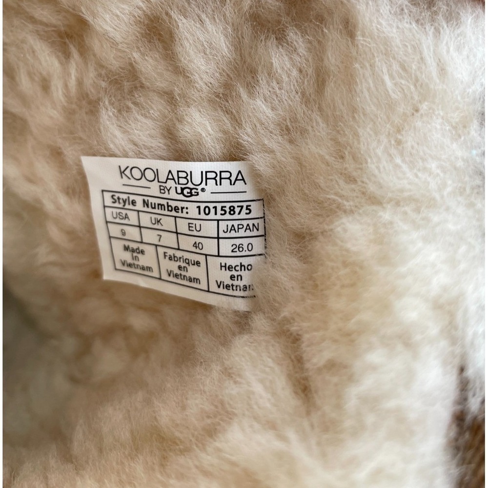 Koolaburra by UGG Victoria Sz 9 Women's Tall Suede‎ Winter Boots Chestnut - Picture 7 of 11